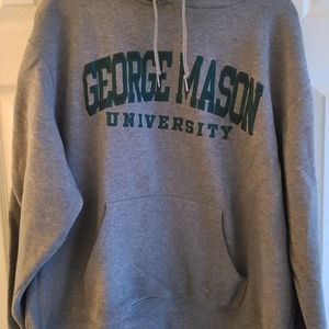 George Mason University Hoodie Gray XL